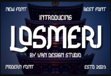 Losmeri Font Poster 1