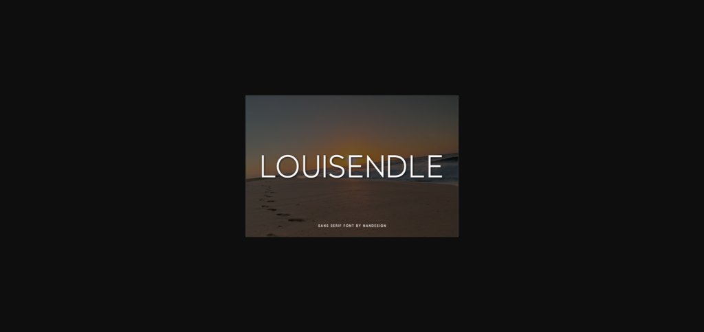 Louisendle Font Poster 3