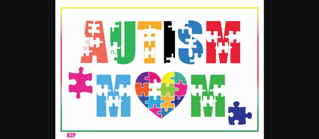 Love Autism Font Poster 9