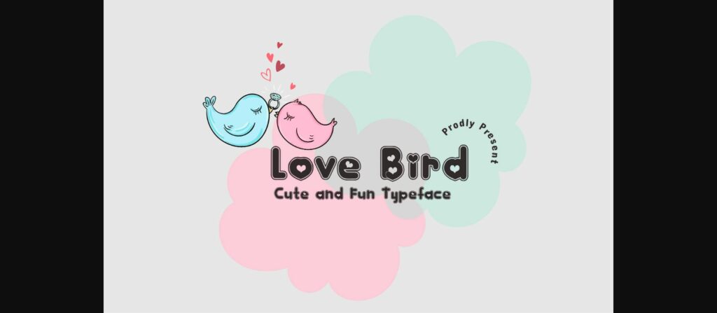 Love Bird Font Poster 1