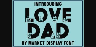 Love Dad Font Poster 1