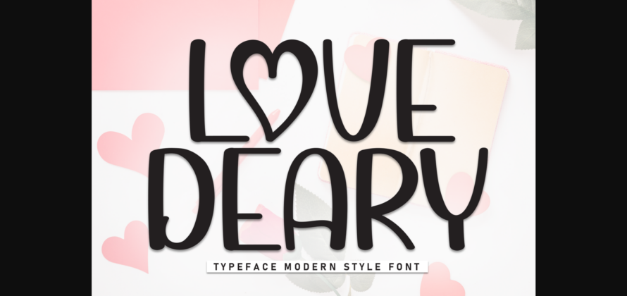 Love Deary Font Poster 3