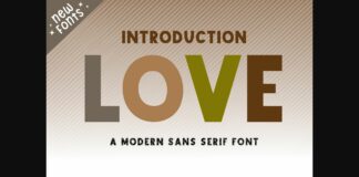 Love Font Poster 1