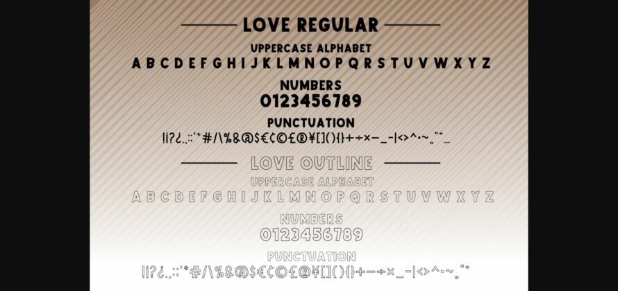 Love Font Poster 9