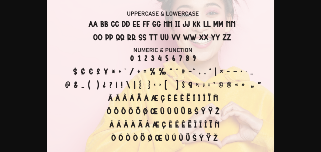 Love Girl Font Poster 9