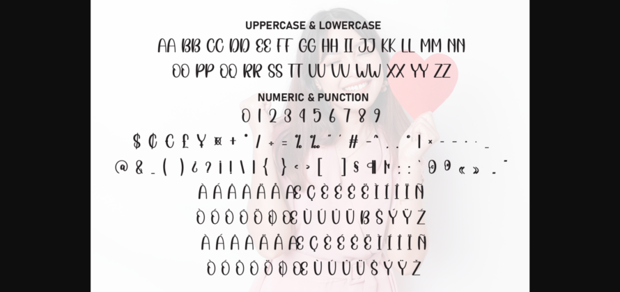 Love Girl Font Poster 9