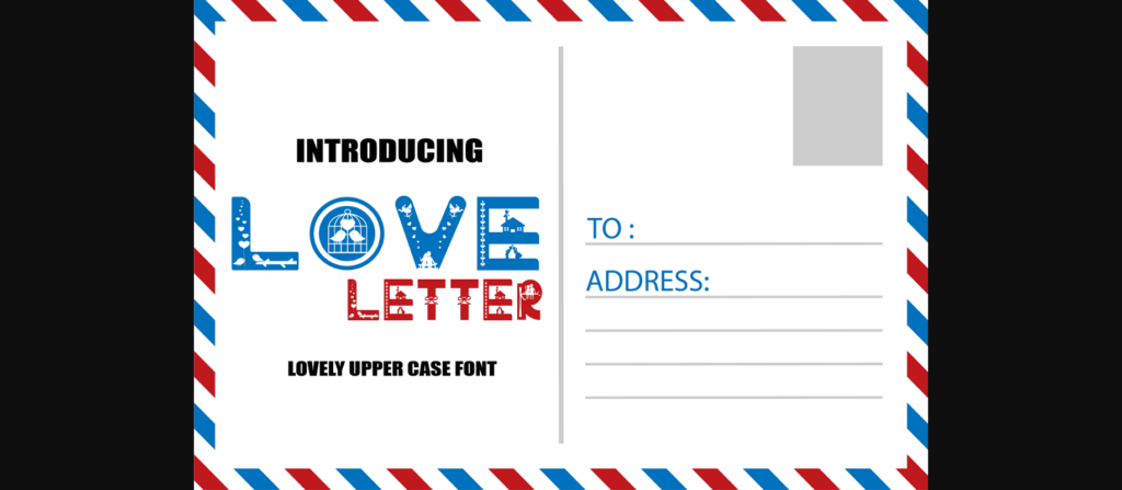 Love Letter Font Poster 1