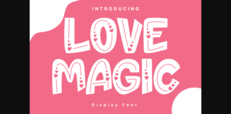 Love Magic Font Poster 1