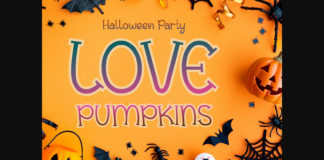 Love Pumpkins Font Poster 1