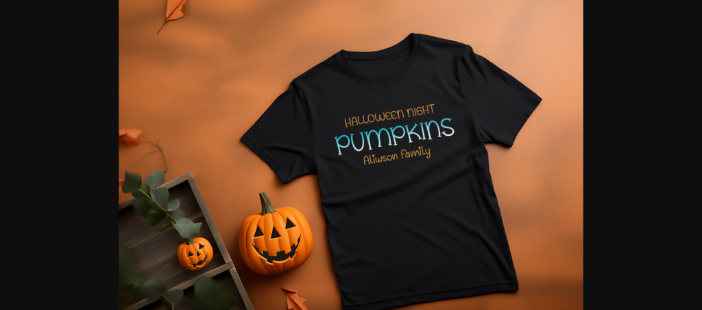 Love Pumpkins Font Poster 6