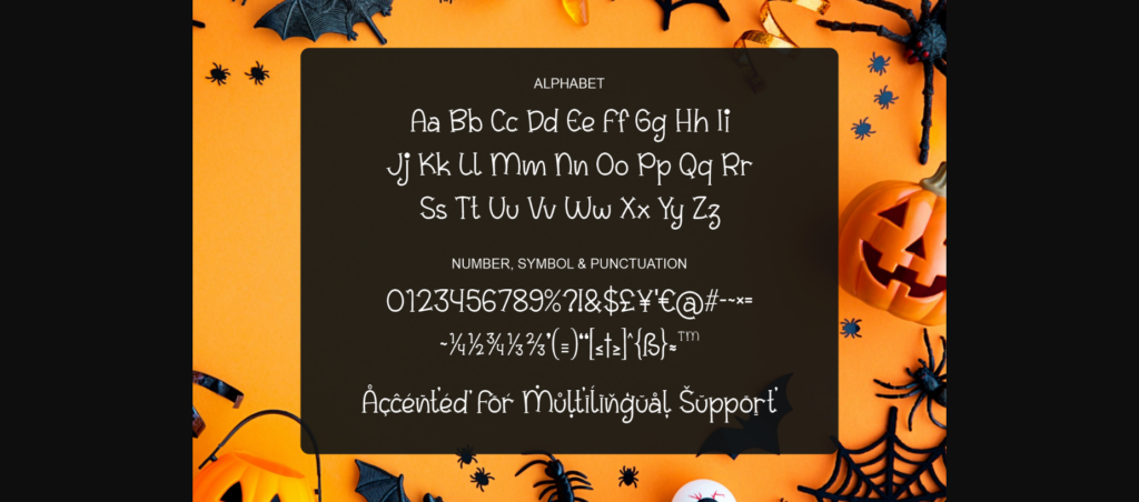 Love Pumpkins Font Poster 8