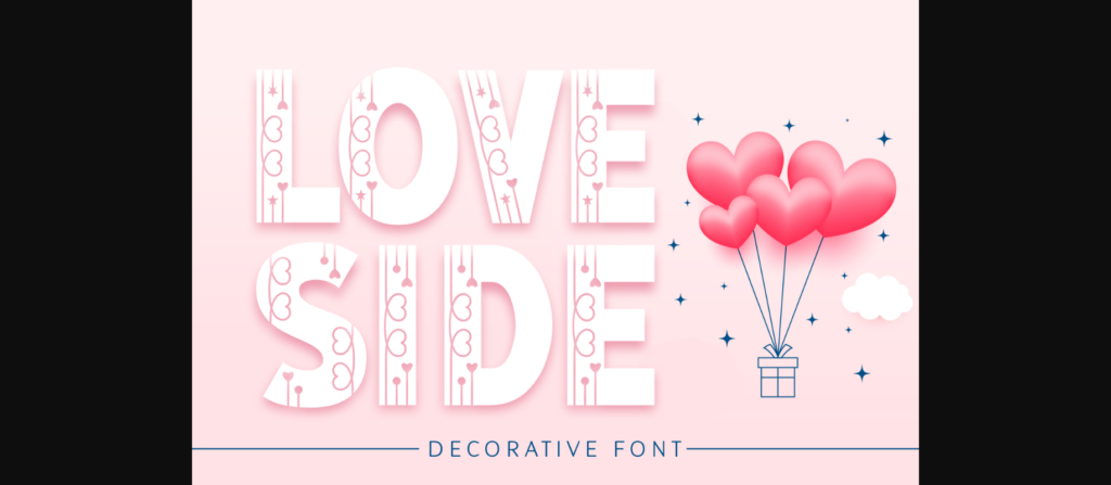 Love Side Font Poster 3