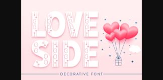 Love Side Font Poster 1