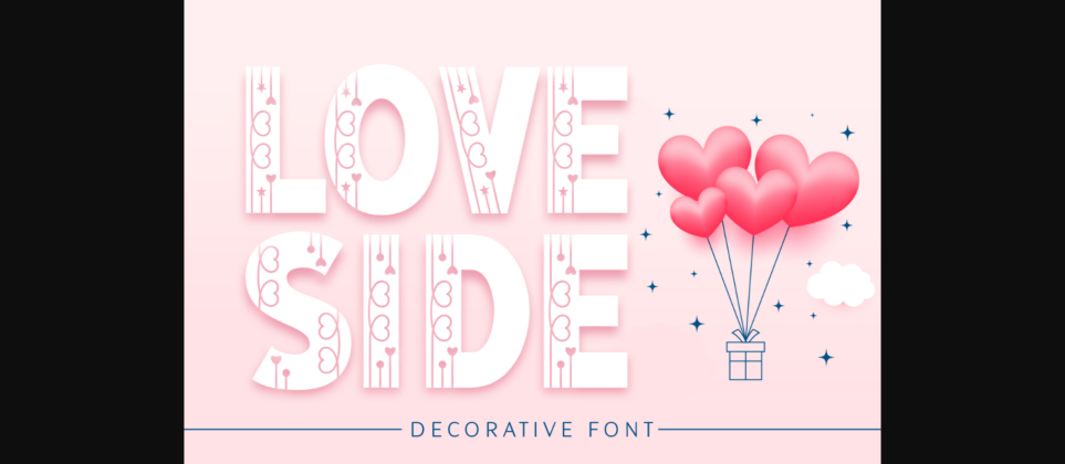 Love Side Font Poster 1