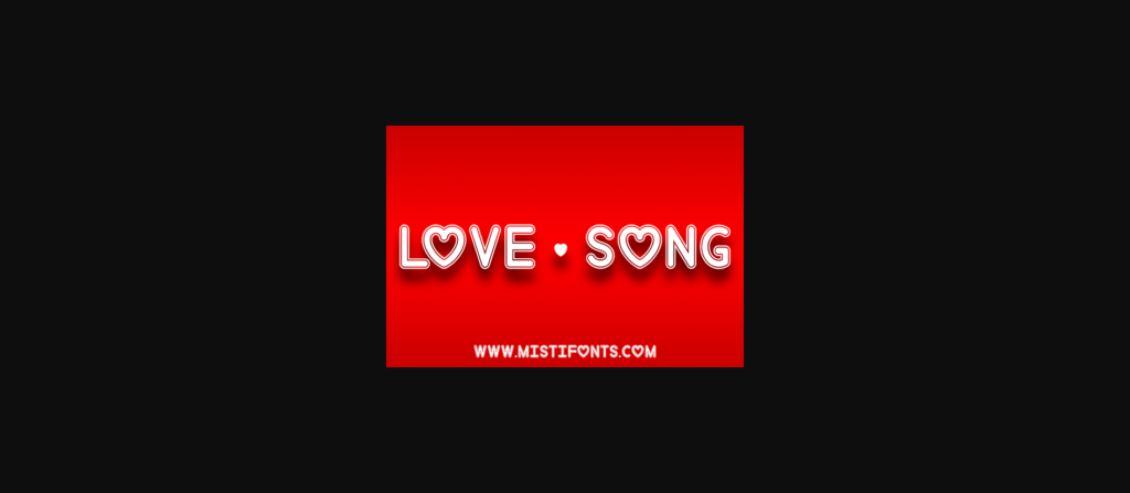 Love Song Font Poster 1