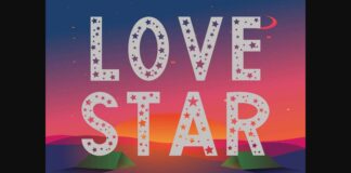 Love Stars Font Poster 1