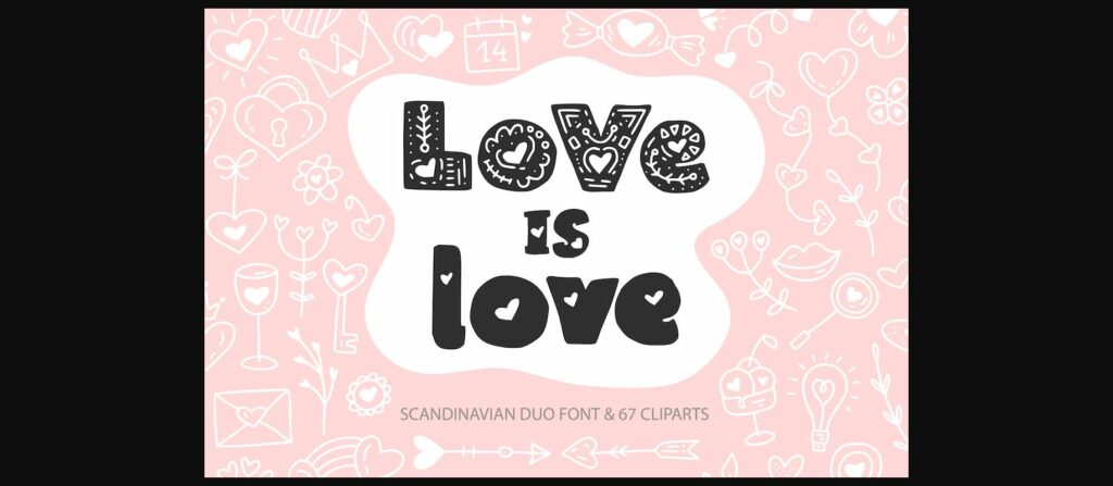 Love is Love Font Poster 3