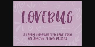 Lovebug Font Poster 1