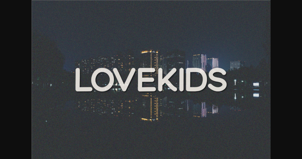 Lovekids Font Poster 3