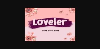 Loveler Font Poster 1