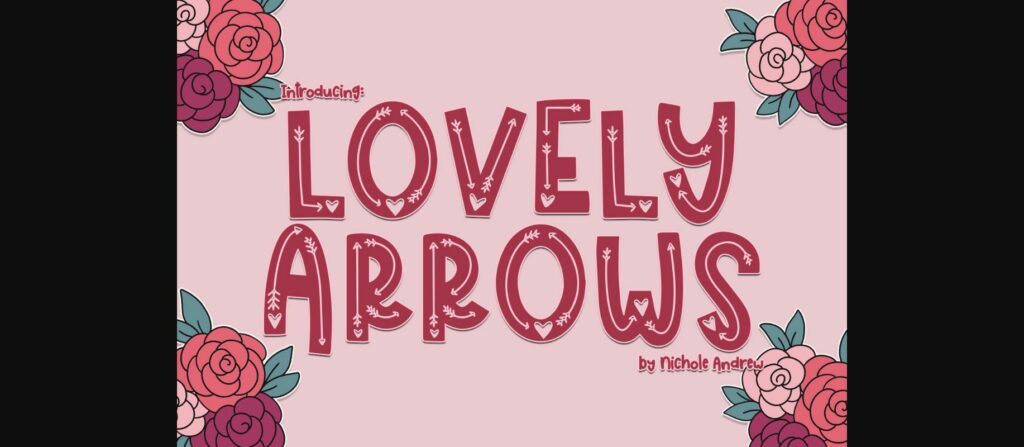 Lovely Arrows Font Poster 3