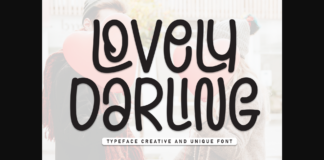 Lovely Darling Font Poster 1