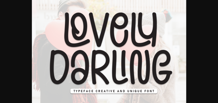 Lovely Darling Font Poster 1