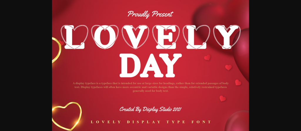 Lovely Day Font Poster 1