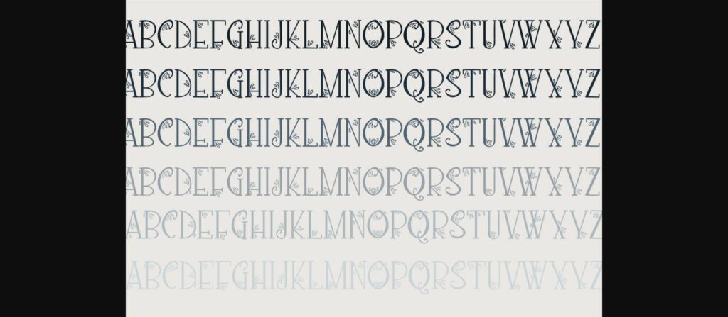 Lovely Loquacious Font Poster 7