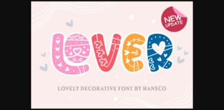 Lover Font Font Poster 1