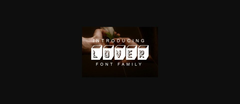 Lover Font Poster 3