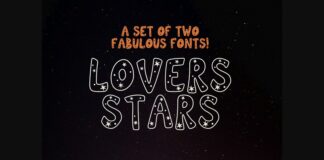 Lovers Stars Font Poster 1