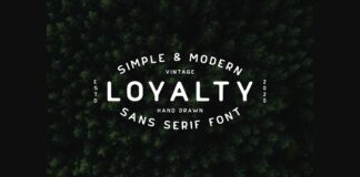 Loyalty Font Poster 1