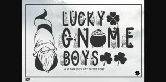 Lucky Gnome Boys Font Poster 1