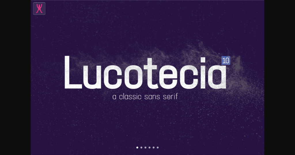 Lucotecia Font Poster 1