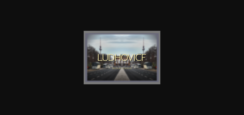 Ludhovicf Medium Font Poster 3