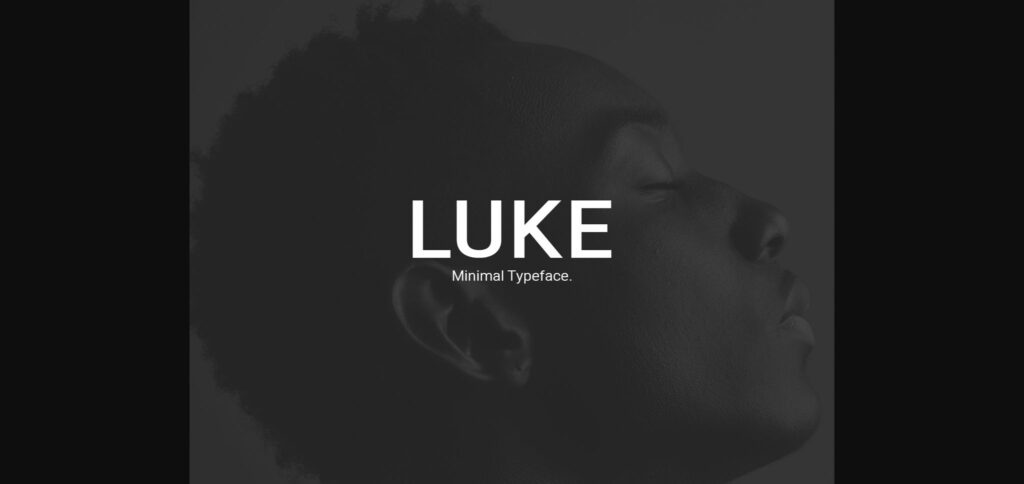 Luke Font Poster 3