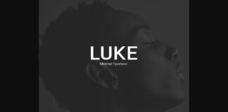 Luke Font Poster 1