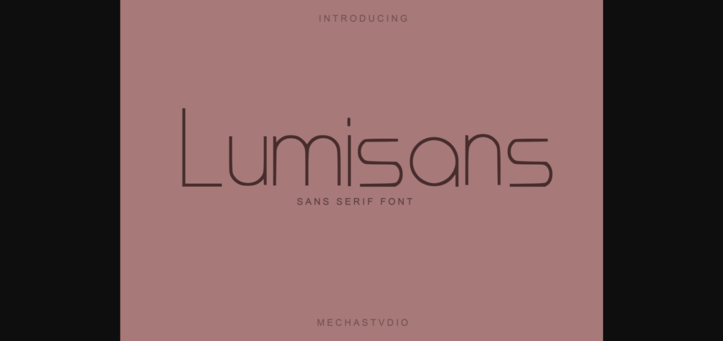 Lumisans Font Poster 3
