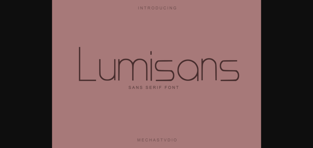 Lumisans Font Poster 1