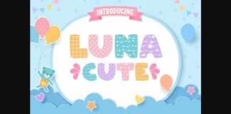 Luna Cute Font Poster 1