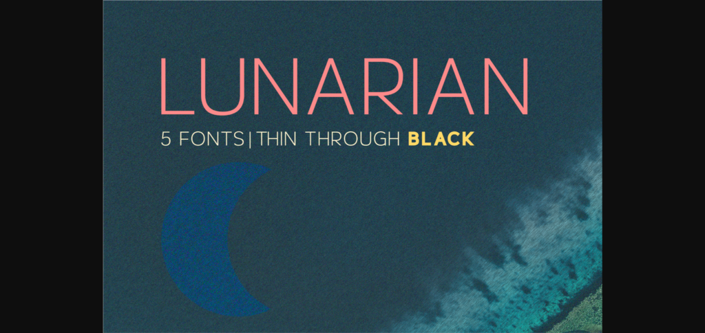 Lunarian Family Font Poster 3