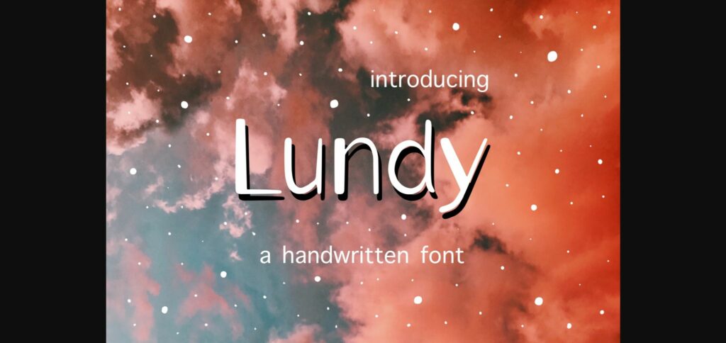 Lundy Font Poster 1