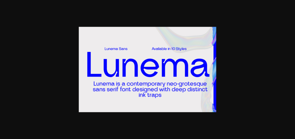 Lunema Font Poster 1