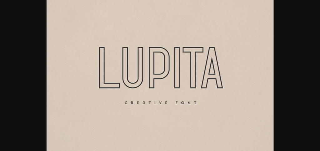 Lupita Font Poster 3