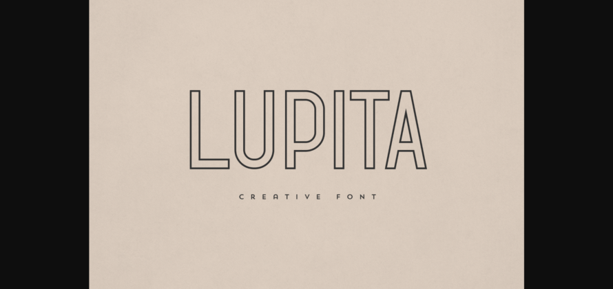 Lupita Font Poster 1