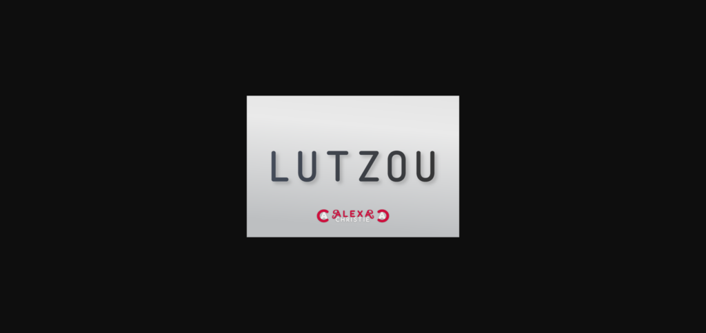 Lutzou Font Poster 3