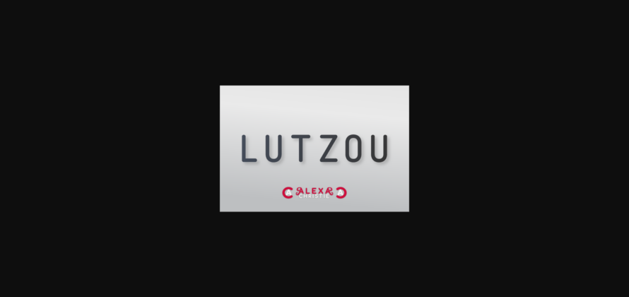 Lutzou Font Poster 1