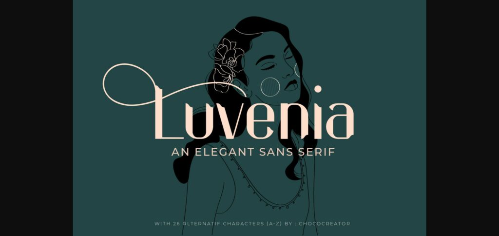 Luvenia Font Poster 3