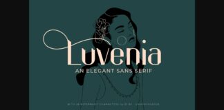 Luvenia Font Poster 1